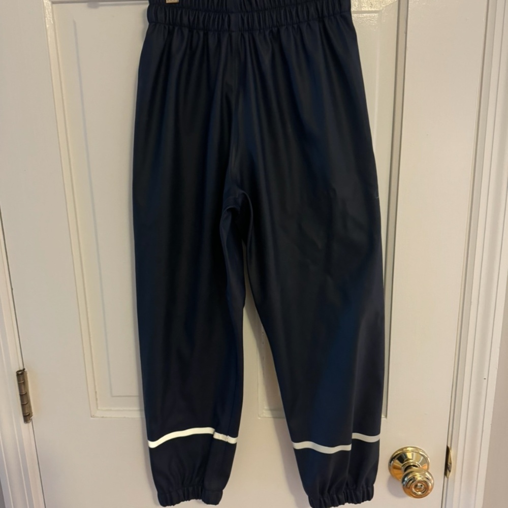 Hanna Andersson rain/mud pants kids size 8